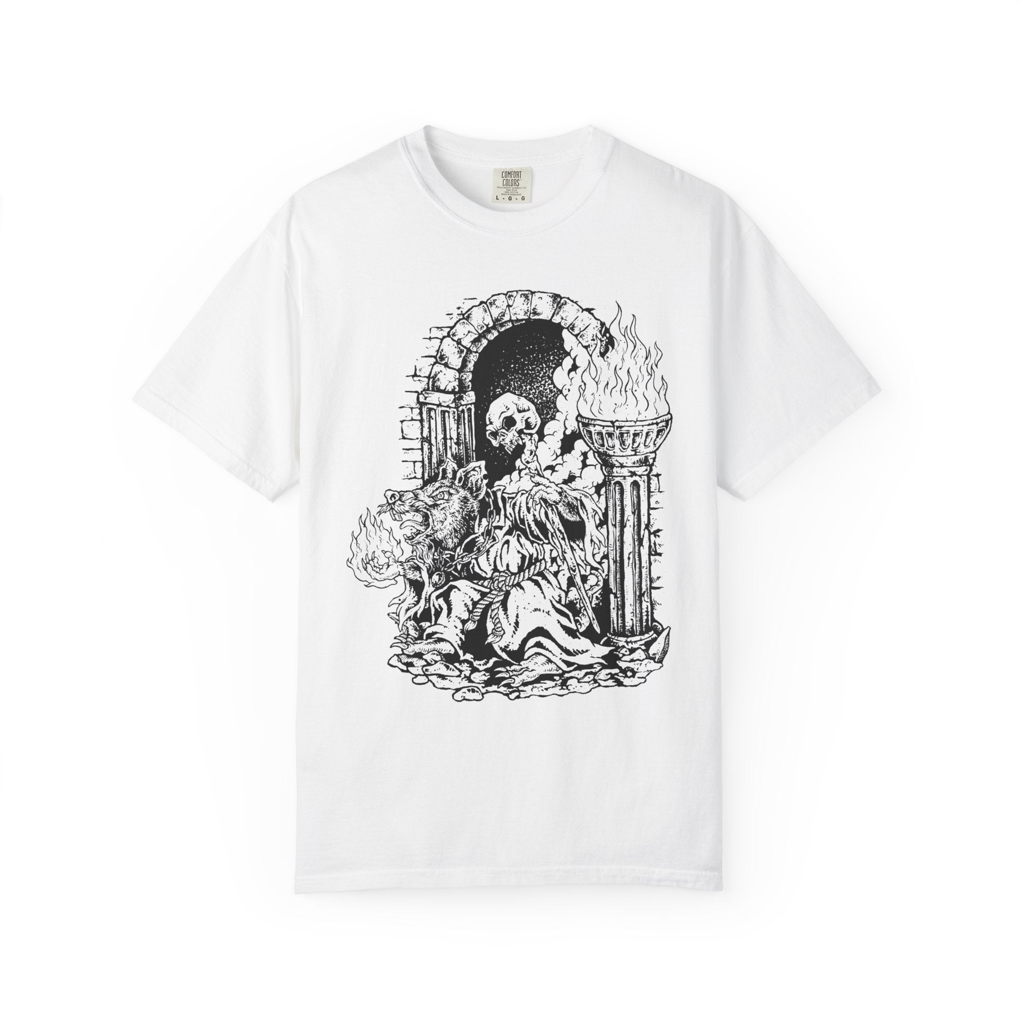 Rat Mage T-Shirt (Greyscale Edition)
