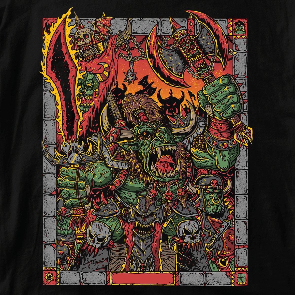 Orc Boss Long Sleeve T-Shirt
