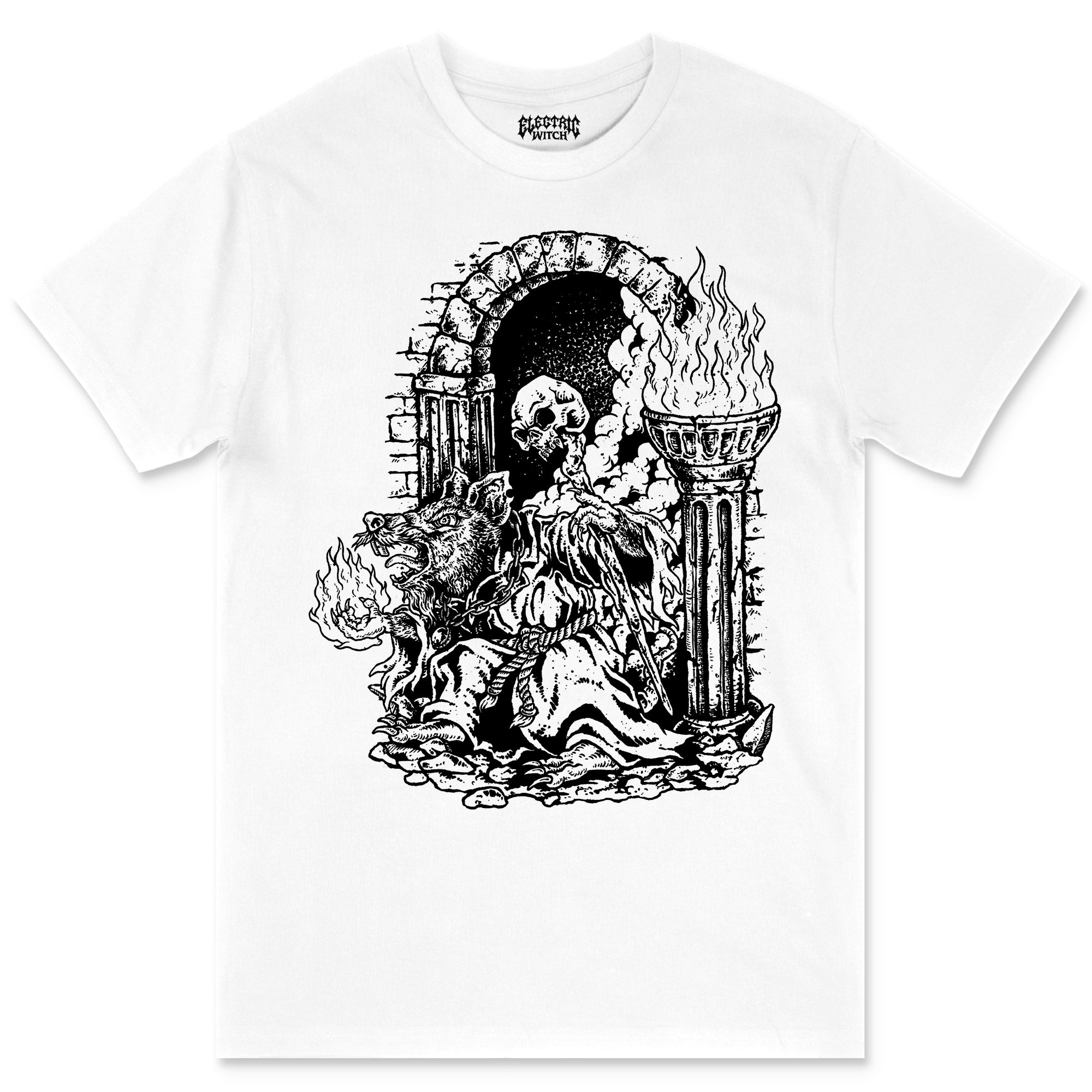 Rat Mage T-Shirt (Greyscale)